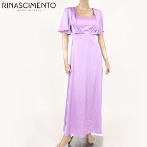 リナシメント（RINASCIMENTO）レディース ドレス パープル系 　光沢あり イタリア製 （サイズ/S）*rc0141｜e-warehouse