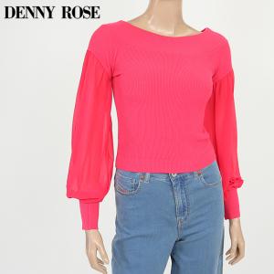 デニーローズ（DENNY ROSE）レディース カットソー レッド系 　袖に生地切替 イタリア製 （サイズ/XS）*uw0011｜e-warehouse