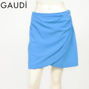 ガウディ（GAUDI）レディース ミニスカート ブルー系 　巻きタイプ （サイズ/42）*uw0166｜e-warehouse