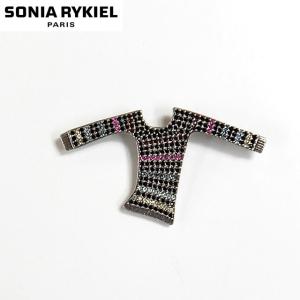 ソニア リキエル（SONIA RYKIEL）レディース ブローチ  クリスタル 　ニットデザイン （サイズ/F）*xo0052｜e-warehouse