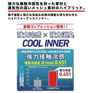 長袖インナーウェア 接触冷感 消臭 夏用 Z-...の詳細画像1