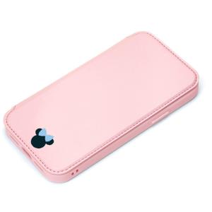 PGA PG-DGF21J02MNE iPhone 13 mini用 ガラスフリップケース Premium Style ミニーマウス｜e-wellness