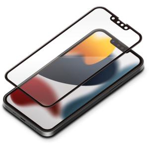 PGA PG-21JGL01FCL iPhone 13 mini用 液晶全面保護ガラス Premium Style スーパークリア｜e-wellness