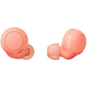 ソニー ワイヤレス イヤホン 左右分離 IPX4 最大20時間 USB-C WF-C500 WFC500 DZ オレンジ系