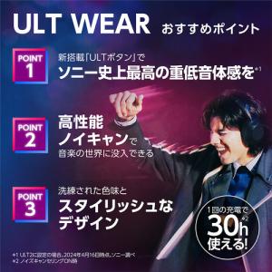 ソニー ワイヤレス ヘッドホン ノイズキャンセ...の詳細画像1