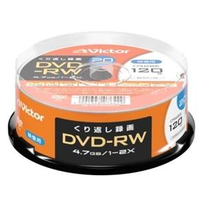 Victor(ビクター) VHW12NP20SJ2 繰り返し録画用 DVD-RW 2倍速 プリンタ対...