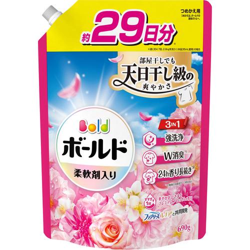 P&amp;G ボールドジェル 華やかプレミアムブロッサムの香り つめかえ用超特大サイズ 690G