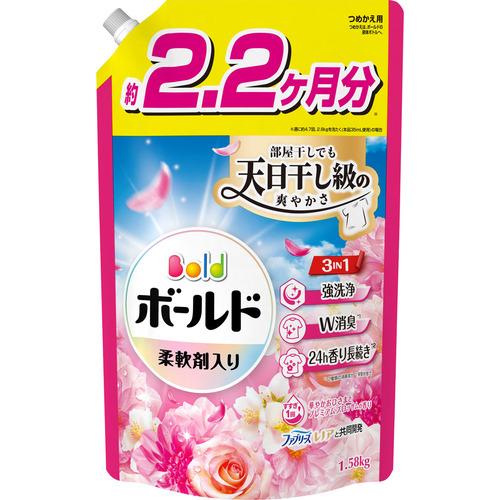 P&amp;G ボールドジェル 華やかプレミアムブロッサムの香り つめかえ用ウルトラジャンボサイズ 1580...