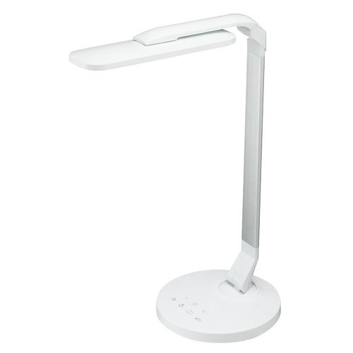 ヤザワコーポレーション SDL10C01WH 調光調色USB出力機能付き LEDデスクスタンド 昼光...