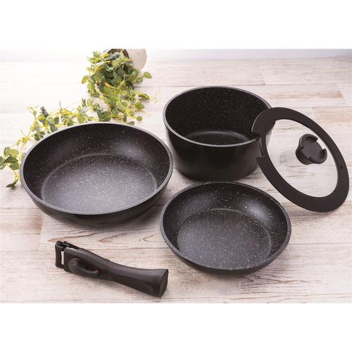 【期間限定大特価】ヤマダオリジナル フライパン5点セット YFS1806