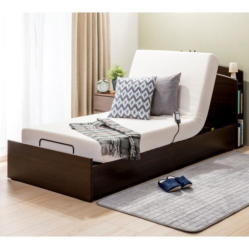 【新生活応援特価】【非課税】[シングル]電動リクライニングベッドフレーム ヤマダオリジナル「ブラスト...