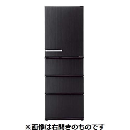 【無料長期保証】AQUA AQR-V37P(LK) 4ドア冷蔵庫 (368L・左開き) ウッドブラッ...