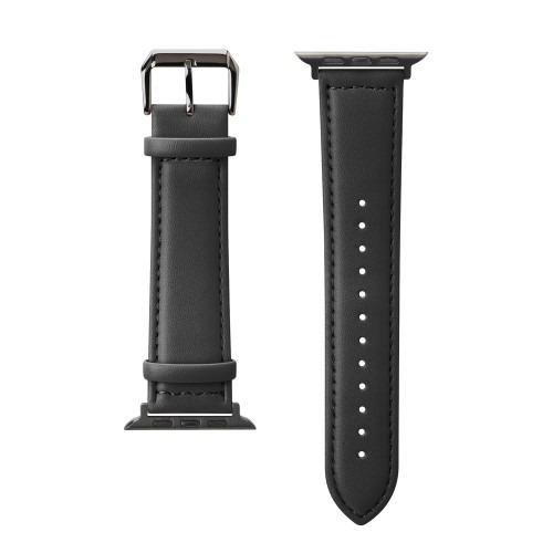 PGA PG-AW49PU01BK Apple Watch 49／45／44／42mm用 PUレザー...
