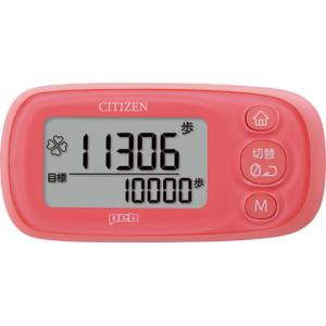 シチズン TWT512-PK デジタル歩数計 「peb（ペブ）シリーズ」 3D加速度センサー ストロ...