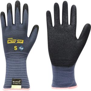 トワロンまとめ買い ニトリル背抜き手袋 アクティブグリップ S (10双入) 910-S