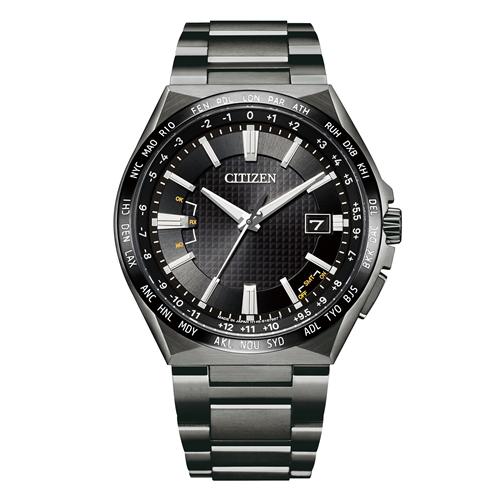 シチズン CB0215-51E メンズ腕時計 アテッサ エコ・ドライブ電波時計 ダイレクトフライト ...
