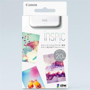 iNSPiC Canon 純正 ミニフォトプリンター フォトペーパー 丸形シール