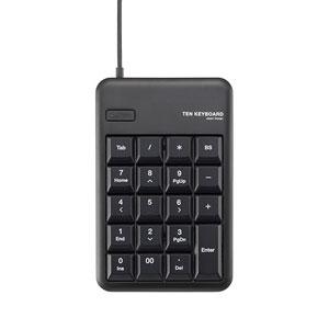 エレコム　TK-TCM011BK　USBテンキーボード（ブラック）