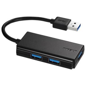 バッファロー BSH3U100U3BK USB3.0 バスパワーハブ 3ポートタイプ ブラック｜e-wellness