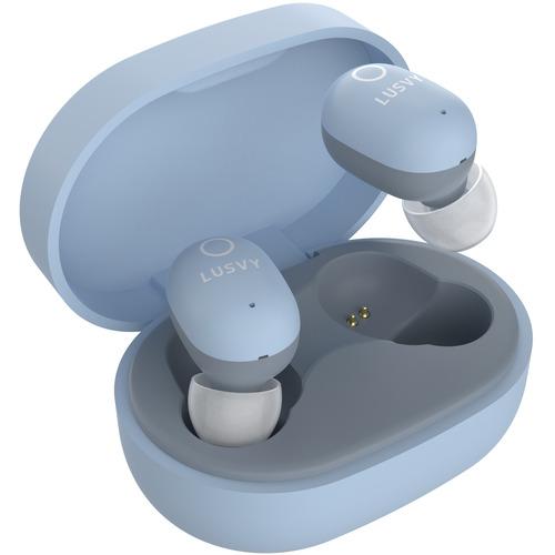 ナガオカ L102BEANWFB 完全ワイヤレスイヤホン LUSVY  ブルー系