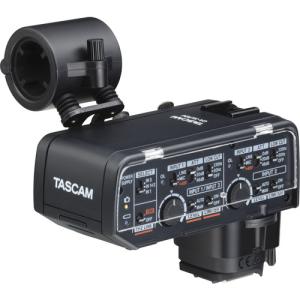 TASCAM CA XLR2D C ミラーレスカメラ対応XLRマイクアダプター キャノン用 タスカム ブラック｜e-wellness
