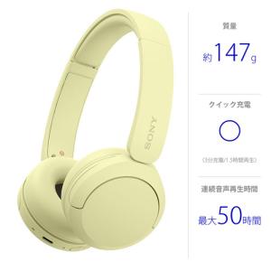 ソニー WH-CH520 Y ワイヤレス ステ...の詳細画像3