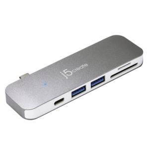 【推奨品】j5 create JCD388 JCD388 6-in-1 Ultra drive dock パワーデリバリー対応 スペースグレー｜e-wellness