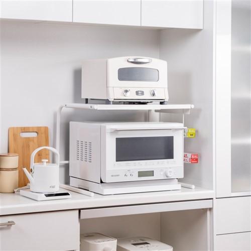 ヤマダオリジナル YSレンジラック ヨコ伸縮可能レンジ 上ラック