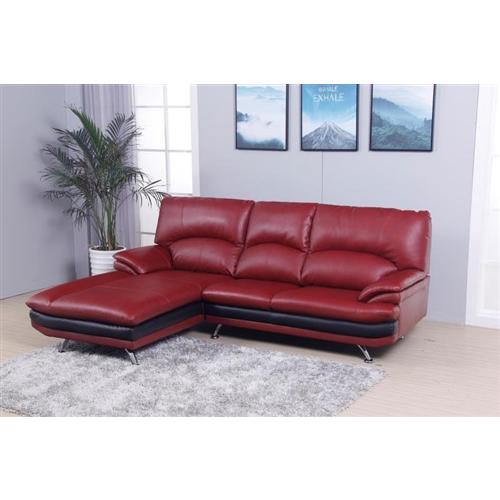 ［幅237］右カウチソファ 本革 「YCS150003RDRTP」 レッド ヤマダオリジナル 右カウ...