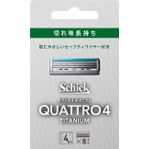 シック・ジャパン クアトロ4チタニウム替刃 8個入｜e-wellness