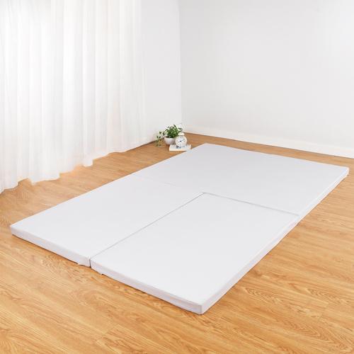 [ダブル]　ヤマダデンキオリジナル  硬質マットレスYMT23 グレー  4つ折り