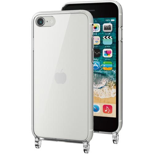 エレコム PM-A22SHVCKSHCR iPhone SE 第3世代 ハイブリッドケース スタンダ...