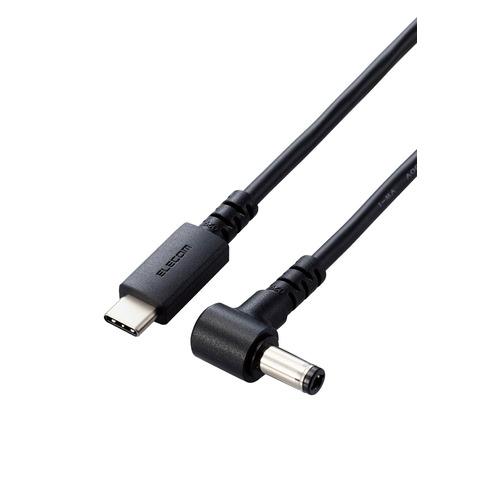 エレコム DC-PDFE20BK ノートPC用充電ケーブル(USB Type-C／DC5.5mmコネ...