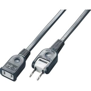 ヤザワ Y02102BK 耐トラ付延長コード 2m 1個口 黒