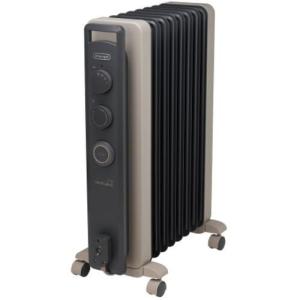 デロンギ RHJ21F0812-GY オイルヒーター デロンギヴェルティカルド 1200W シダーグレー(ダークグレー+グレージュ)