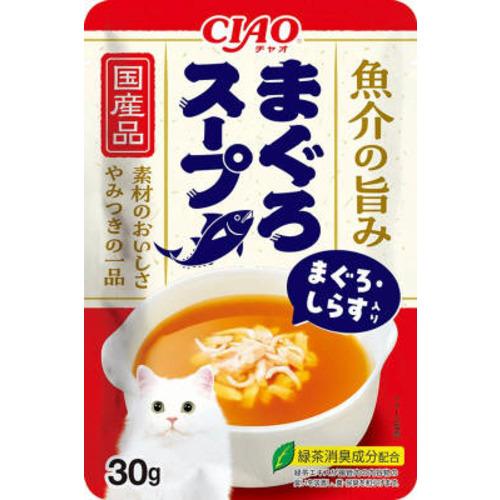 いなばペットフード CIAOスープ まぐろスープ まぐろ・しらす入り キャットフード 30g