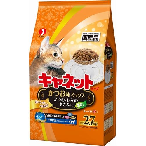 ペットライン Ｃ‐４３　 キャネットチップ　かつお味ミックス  ２．７ｋｇ