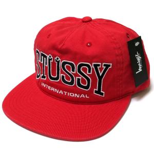 Stussy Type Snapback Cap (Red) / ステューシー タイプ スナップバックキャップ 2015年 夏モデル USモデル｜e-westclubstore