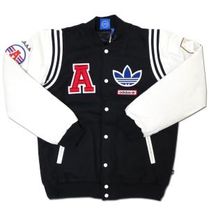 adidas Originals Stadium Jacket(BLK/WHITE) / アディダス オリジナルス スタジアムジャケット｜e-westclubstore