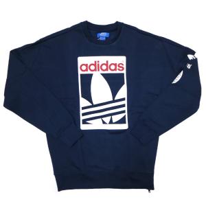 adidas Originals Street Graphic Crew (NAVY) / アディダス オリジナルス ストリートクルーネック｜e-westclubstore