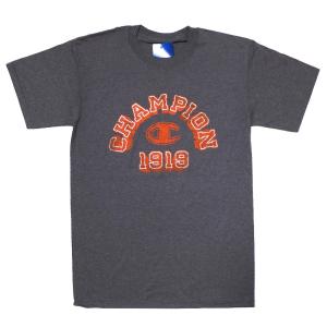 Champion GRAPHIC JERSEY T-Shirt (GRANITE HEATHER) / チャンピオン グラフィック Tシャツ Y04768｜e-westclubstore