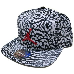 JORDAN BRAND JUMPMAN Seasonal Snapback Cap (Grey/Black) / ジョーダン ブランド ジャンプマン シーズナル スナップバックキャップ セメント柄 灰 黒｜e-westclubstore