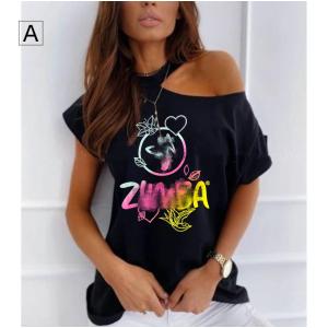 ヨガウエア Tシャツ ズンバ ウェア ダンスウ...の詳細画像1