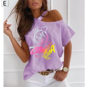 ヨガウエア Tシャツ ズンバ ウェア ダンスウ...の詳細画像5