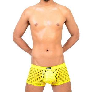 全面ドット メッシュ 大胆 ボクサーパンツ anq047
