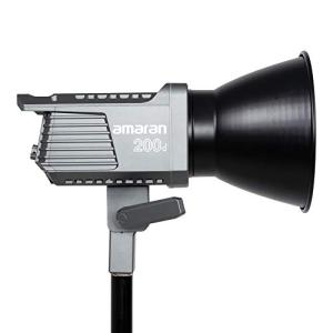 Amaran 200d 撮影ライト 250W 色温度5600K CRI95+ TLCI96+ 65000Luxx@1M アプリ制御可能 8プログラム照