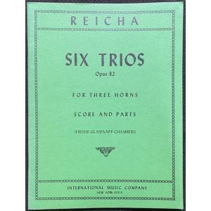【訳あり商品】 ホルン 3重奏 ６つの三重奏曲 op.82より SIX TRIOS Opus 82 / ANTON REICHA / Arr. A.FREHSE and F.v.GLASENAPP / Newly Arr. JAMES CHAMBERS｜e-yoshiyagakki