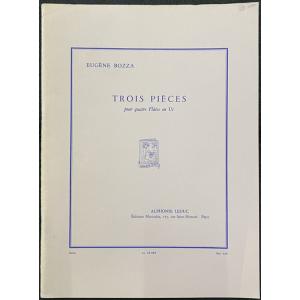 【訳あり商品】 フルート4重奏 TROIS PIECES / EUGENE BOZZA｜e-yoshiyagakki