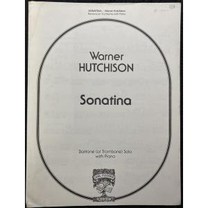 【訳あり商品】 バリトン(トロンボーン)ソロ：Sonatina for baritone (or trombone) with piano / Warner Hutchison｜e-yoshiyagakki