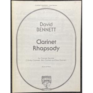 【訳あり商品】 クラリネット 4重奏 (2B♭CL、Alto.Cl、B.Cl) Clarinet Rhapsody / David BENNETT｜e-yoshiyagakki